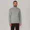The Modern Submariner - Roll Neck Merino Wool Jumper Light Grey-Jumper-Paul James Knitwear-S-Light Grey-Urbanheer