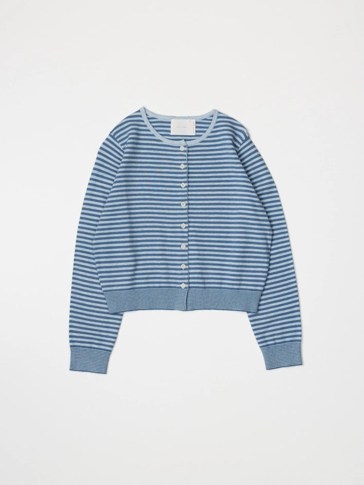 The Montana Cardigan | Striped Button-Down Cardigan BLUE/NAVY-Cardigan-All Row-S-BLUE/NAVY-Urbanheer