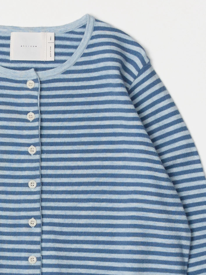 The Montana Cardigan | Striped Button-Down Cardigan BLUE/NAVY-Cardigan-All Row-S-BLUE/NAVY-Urbanheer
