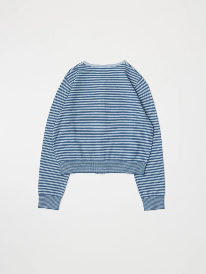 The Montana Cardigan | Striped Button-Down Cardigan BLUE/NAVY-Cardigan-All Row-S-BLUE/NAVY-Urbanheer