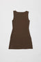 The Nikki Dress | Brushed Cotton Mini Dress BROWN-Dress-All Row-S-BROWN-Urbanheer