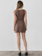 The Nikki Dress | Brushed Cotton Mini Dress BROWN-Dress-All Row-S-BROWN-Urbanheer