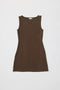 The Nikki Dress | Brushed Cotton Mini Dress BROWN-Dress-All Row-S-BROWN-Urbanheer