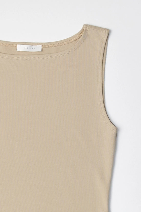 The Nikki Dress | Brushed Cotton Mini Dress-Dress-MOD REF-S-BEIGE-Urbanheer