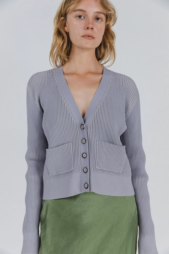 The Noor Cardigan | V-Neck Button-Down Cardigan-Cardigan-All Row-S-Urbanheer