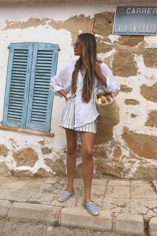 The Palma Shirt // Blanco-Shirt-Beachwood Baby-100% Linen-Urbanheer