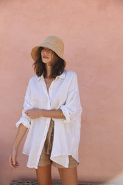 The Palma Shirt // Blanco-Shirt-Beachwood Baby-100% Linen-Urbanheer
