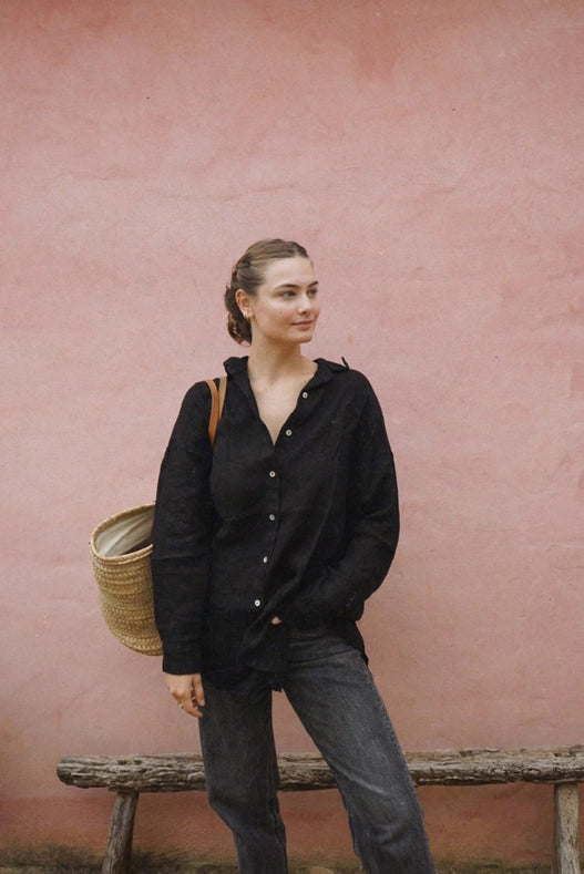 The Palma Shirt // Noir-Shirt-Beachwood-Noir-Urbanheer
