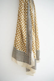 The Pareo // Checkered-Sarong-Beachwood-Length: 75" Width: 43"-Urbanheer