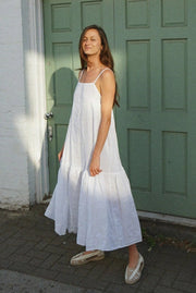 The Puglia Dress // Blanco-Dress-Beachwood Baby-Bust: 36-40" Length: 51"-Urbanheer
