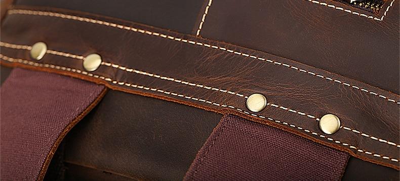 The Raoul Backpack | Handmade Vintage Leather Backpack-Backpack-Steel Horse Leather-Leather-39x28x13cm-Urbanheer