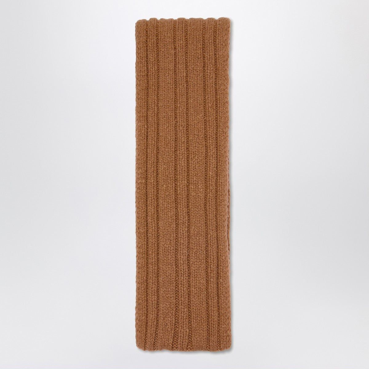 The Row Amios scarf in brown wool