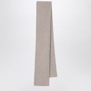 The Row Beige Luthgard scarf in cashmere and silk blend