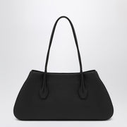 The Row Black Alger shoulder bag in leather