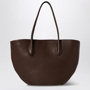 The Row Brown Alger tote bag in leather