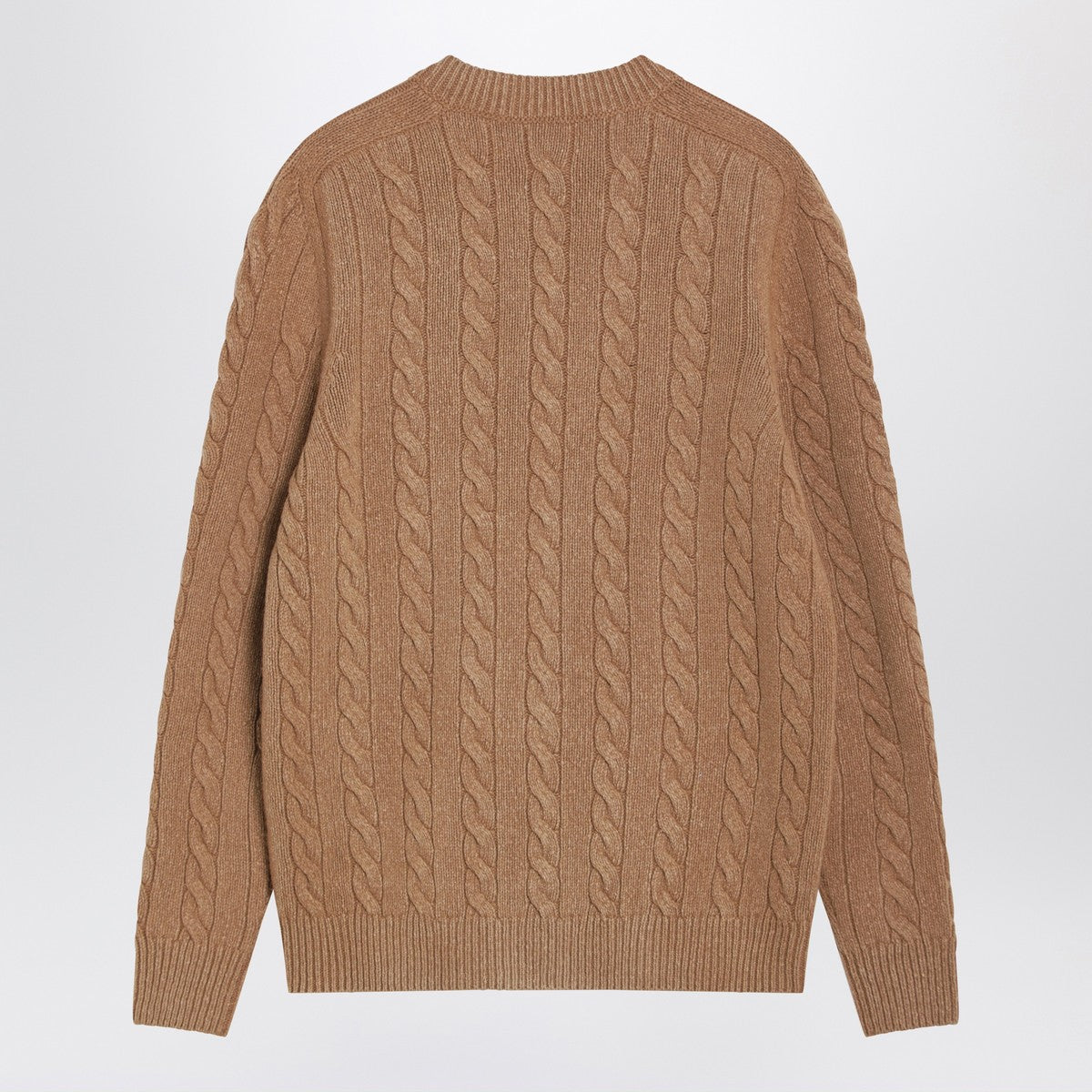 The Row Loneke cardigan in light brown wool