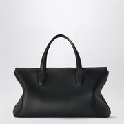 The Row Marcel black leather bag