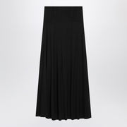 The Row Mirla skirt in black jersey