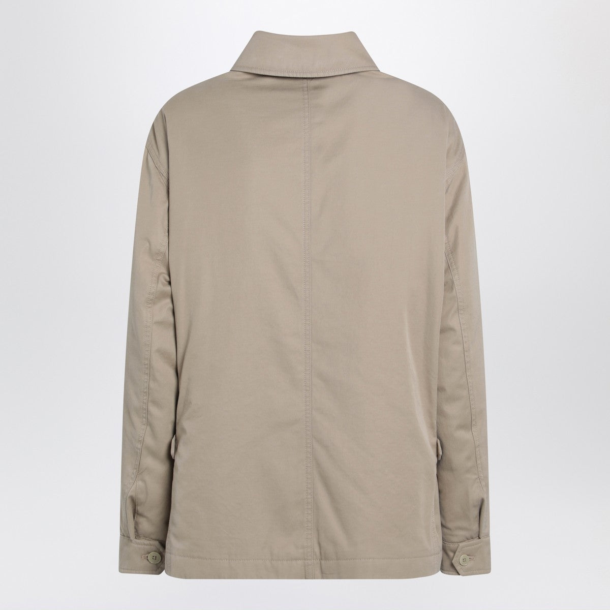 The Row Sand-colored Aurelius jacket in cotton and cashmere