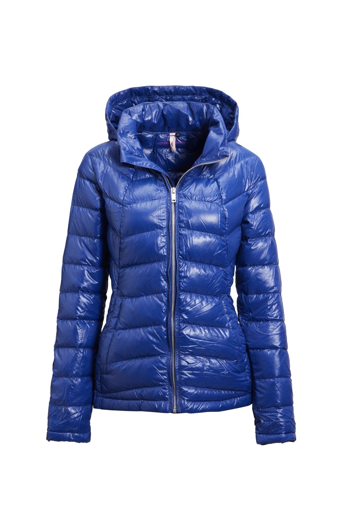 The Senenne | Hooded Down Jacket | Electric Blue