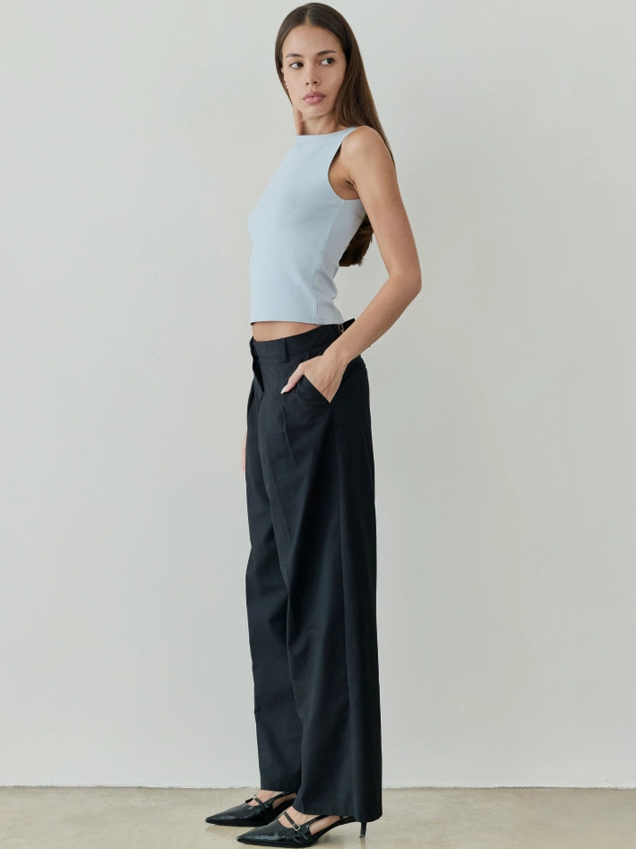 The Sidney Top | Brushed Knit Tank Top LIGHT BLUE-Tank Top-All Row-S-LIGHT BLUE-Urbanheer