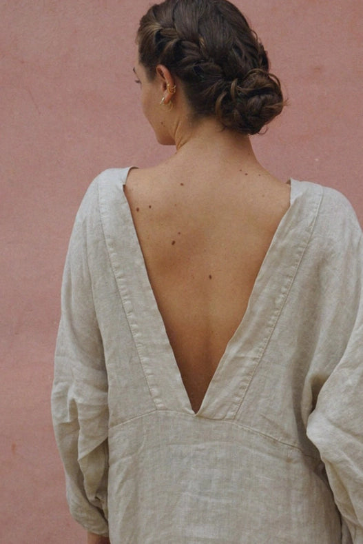 The Siena Dress // Moon-Dress-Beachwood-Bust: 44" Length: 55"-Urbanheer