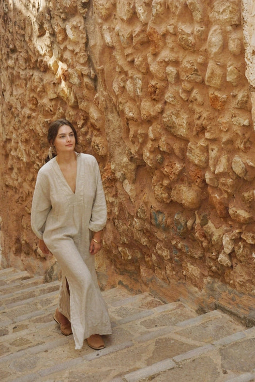 The Siena Dress // Moon-Dress-Beachwood-Bust: 44" Length: 55"-Urbanheer