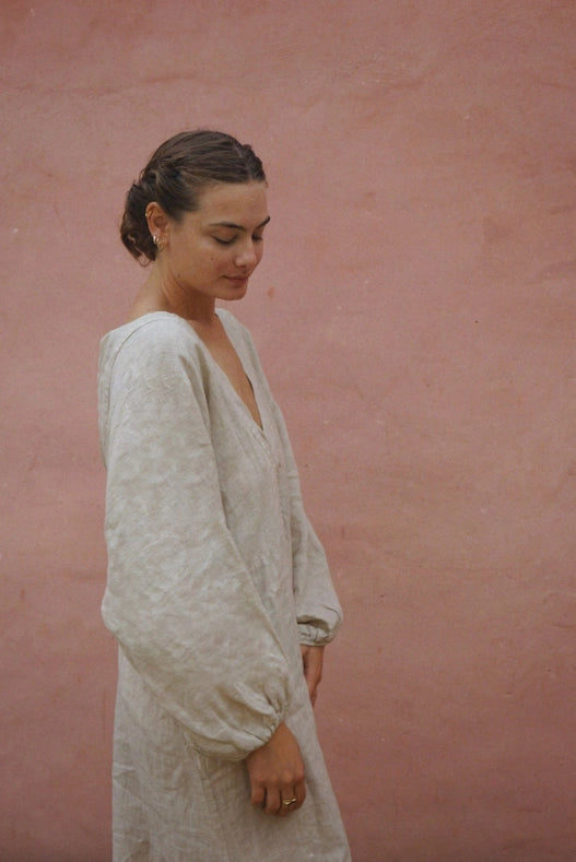 The Siena Dress // Moon-Dress-Beachwood-Bust: 44" Length: 55"-Urbanheer