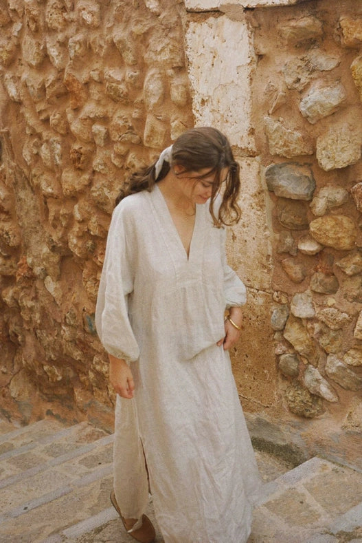The Siena Dress // Moon-Dress-Beachwood-Bust: 44" Length: 55"-Urbanheer