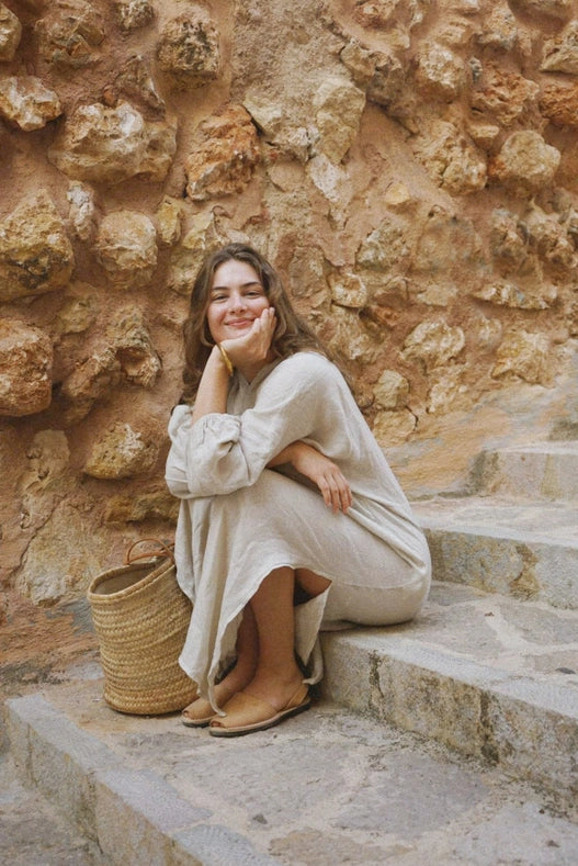 The Siena Dress // Moon-Dress-Beachwood-Bust: 44" Length: 55"-Urbanheer