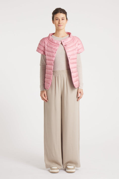 The St Barts | Down Vest | Dusty Rose