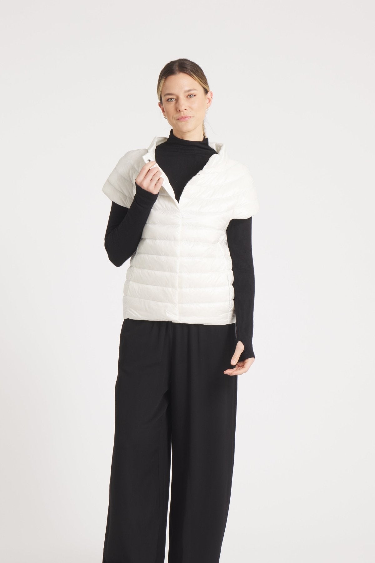 The St Barts | Down Vest | Ivory