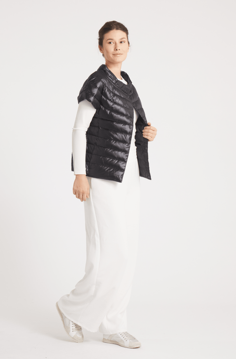 The St Barts | Down Vest | Midnight Black