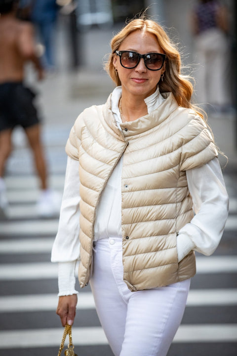 The St Barts | Down Vest | Taupe