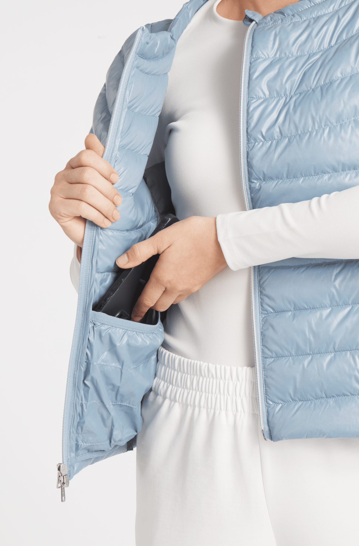 The St Ives | Down Vest | Ivory