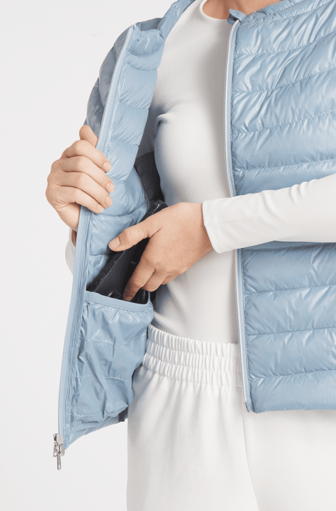 The St Ives | Down Vest | Ivory