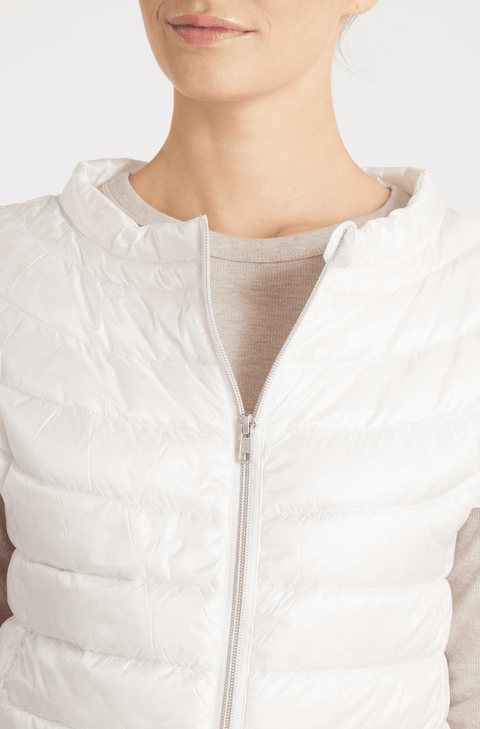 The St Ives | Down Vest | Ivory