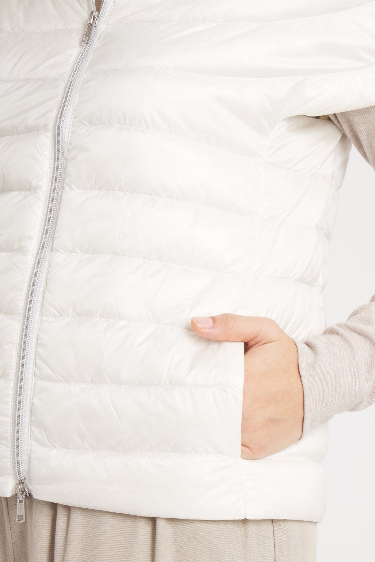The St Ives | Down Vest | Ivory