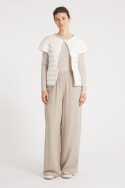 The St Ives | Down Vest | Ivory
