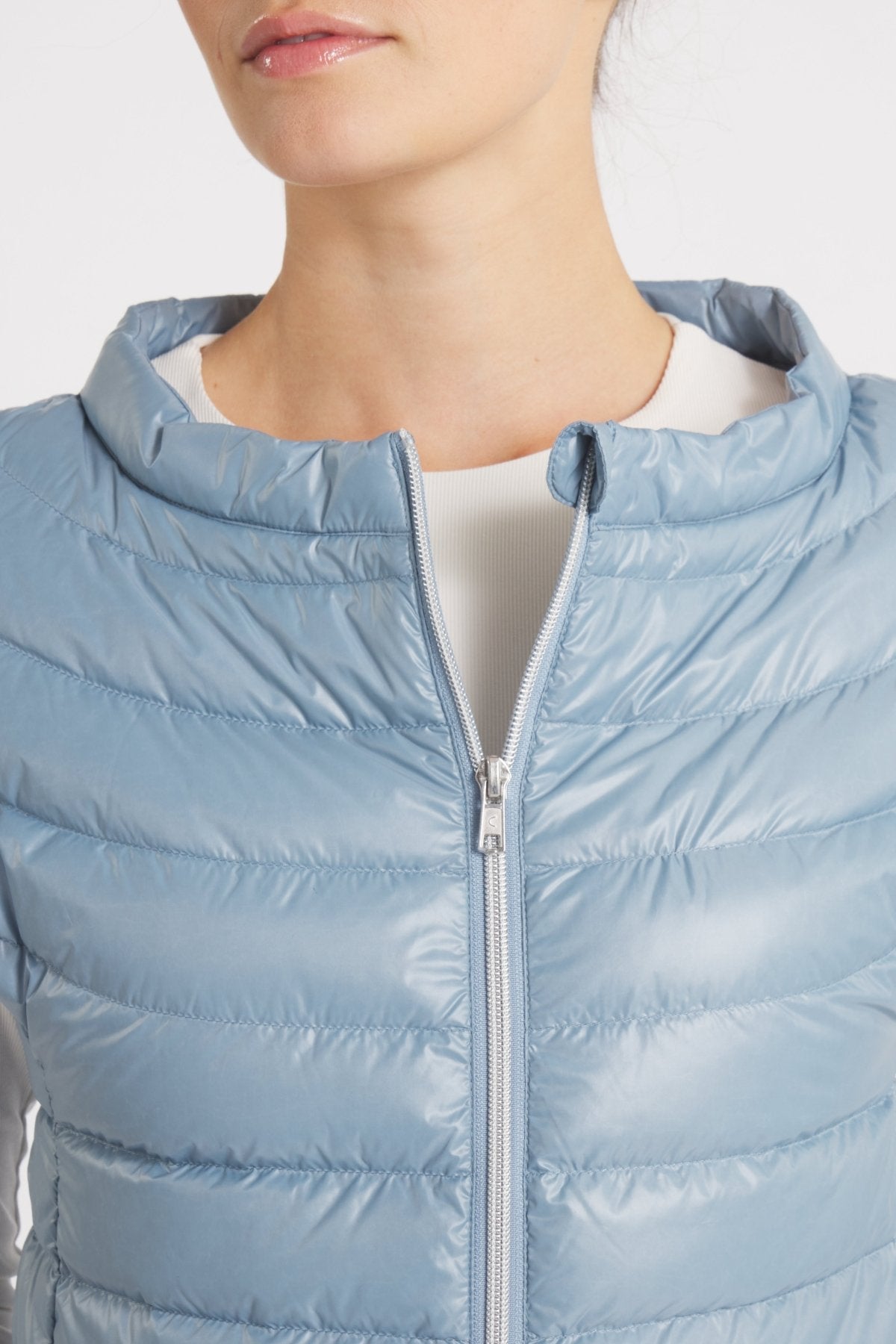 The St Ives | Down Vest | Steel Blue