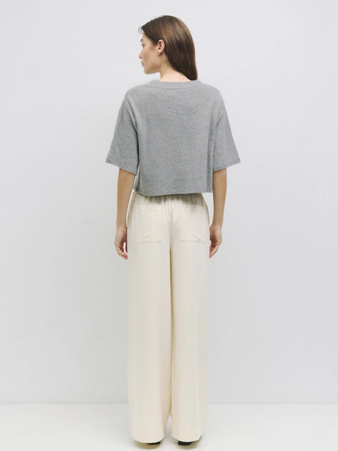 The Stacey Cardigan | Brushed Half Sleeve Cardigan HEATHER GREY-Cardigan-MOD REF-S-HEATHER GREY-Urbanheer