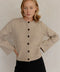The Tyler Cardigan | Bell Sleeve Buttoned Cardigan Beige-Cardigan-MOD REF-S-Beige-Urbanheer