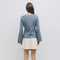 The Tyler Cardigan | Bell Sleeve Buttoned Cardigan Blue-Cardigan-MOD REF-S-Blue-Urbanheer