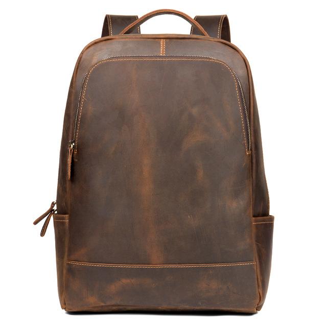 The Vernon Backpack | Genuine Vintage Leather Minimalist Backpack-Backpack-Steel Horse Leather-Leather-Urbanheer