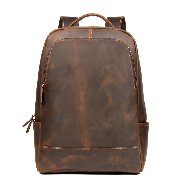 The Vernon Backpack | Genuine Vintage Leather Minimalist Backpack-Backpack-Steel Horse Leather-Leather-Urbanheer