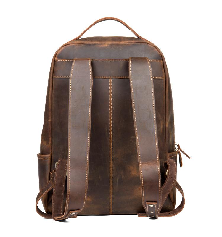 The Vernon Backpack | Genuine Vintage Leather Minimalist Backpack-Backpack-Steel Horse Leather-Leather-Urbanheer