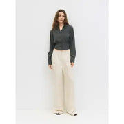 The Violeta Top | Tapered Button-Down Blouse