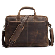 The Welch Briefcase | Vintage Leather Messenger Bag-Briefcases-Steel Horse Leather-Leather-Urbanheer