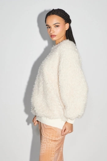 The White Félix Maxi Sweater-Sweaters-IMPREVU-XS-Urbanheer