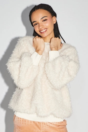 The White Félix Maxi Sweater-Sweaters-IMPREVU-XS-Urbanheer